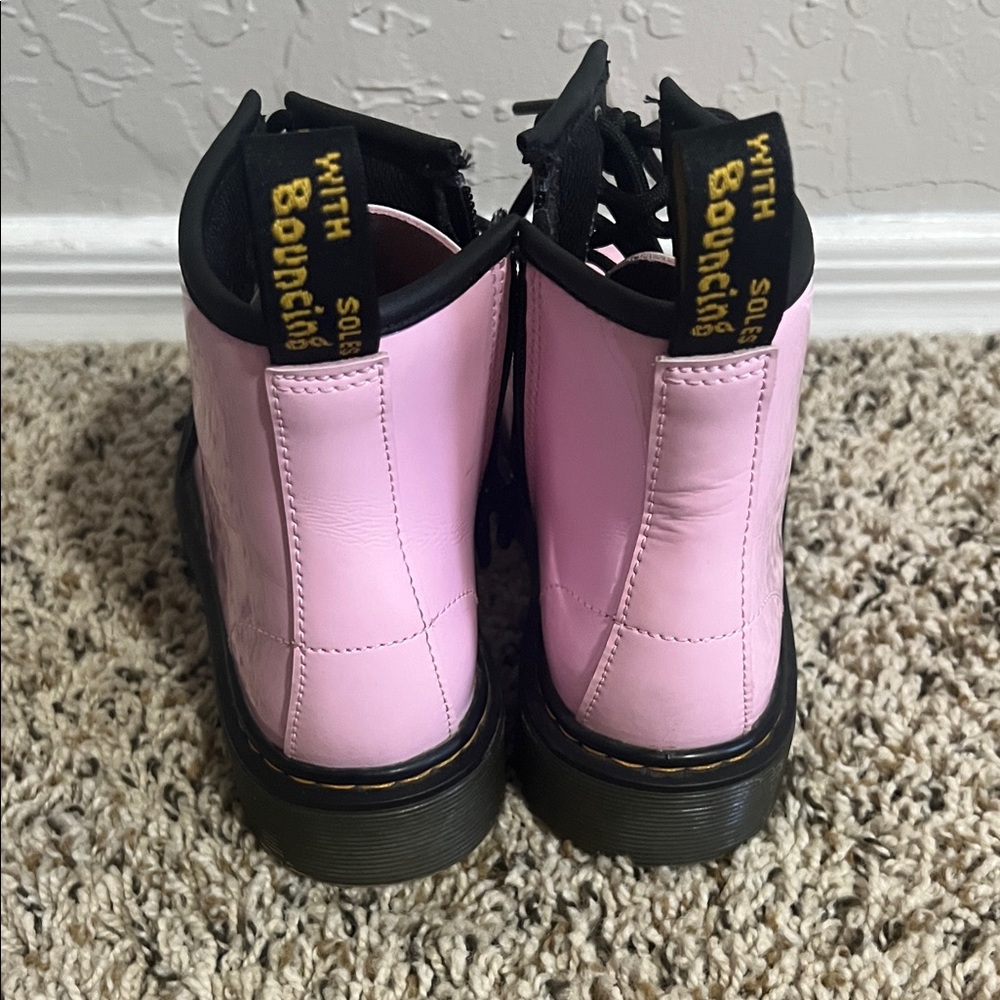 Dr. Martens Kids Pink Boots - Picture 3 of 4
